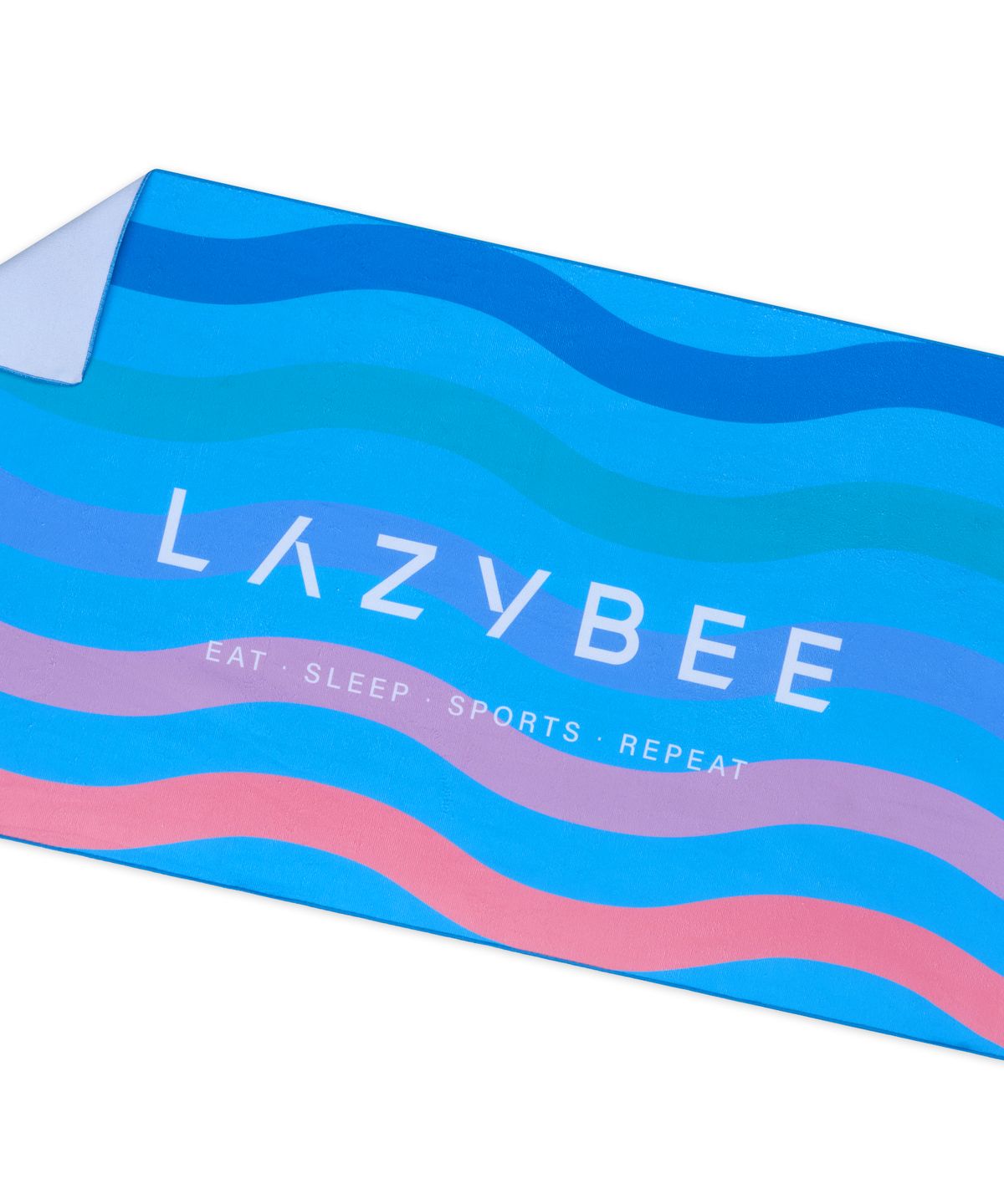 레이지비(LAZYBEE) 퀵 드라이 비치타월 대형 극세사 (파우치포함) 멀티웨이브