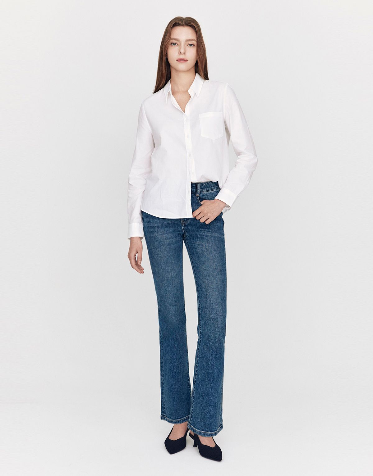 지오다노(GIORDANO) 부츠컷 데님 팬츠 415931 [3color]