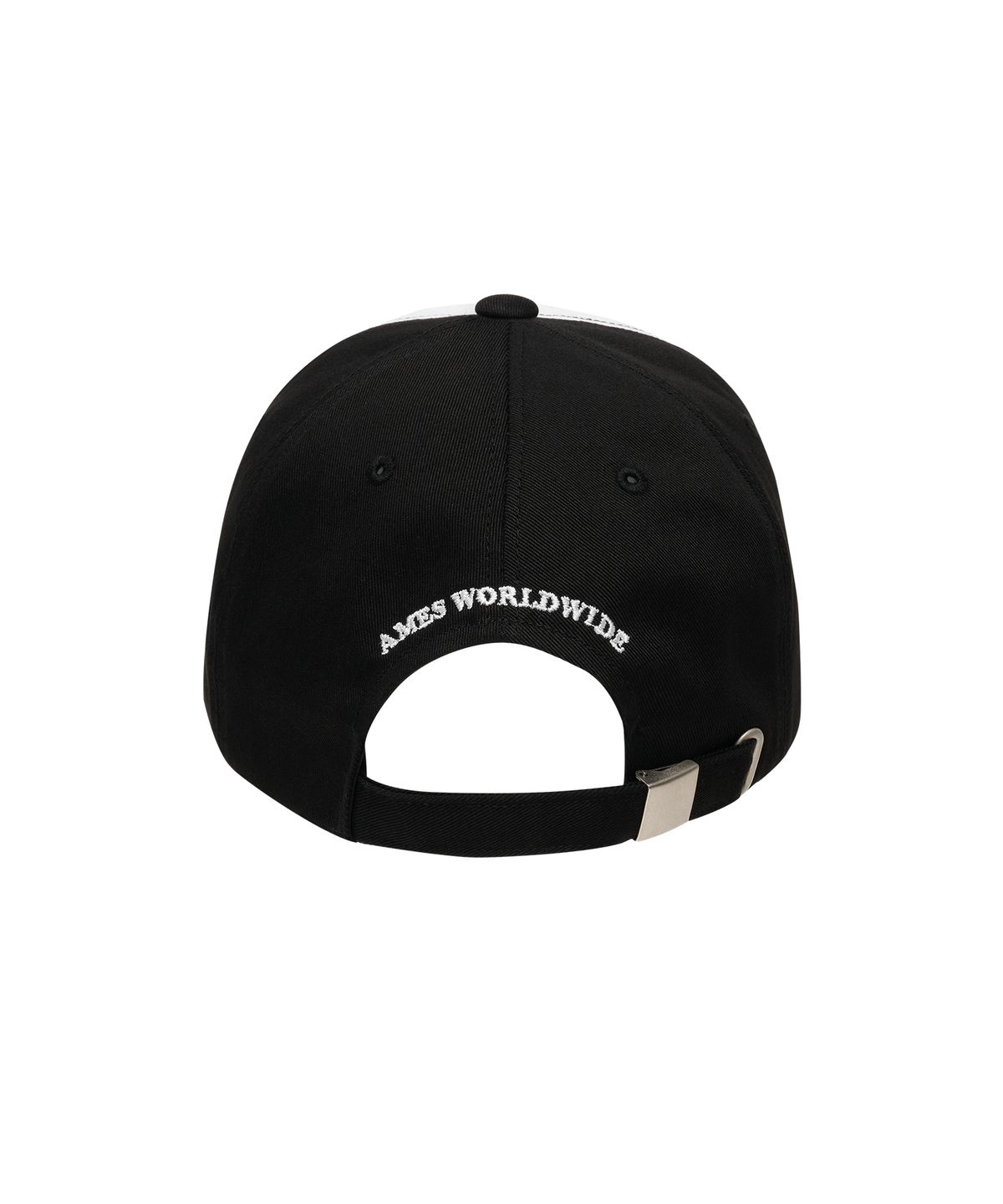아메스 월드와이드(AMES-WORLDWIDE) TWO TONE LETTERING BALL CAP BLACK