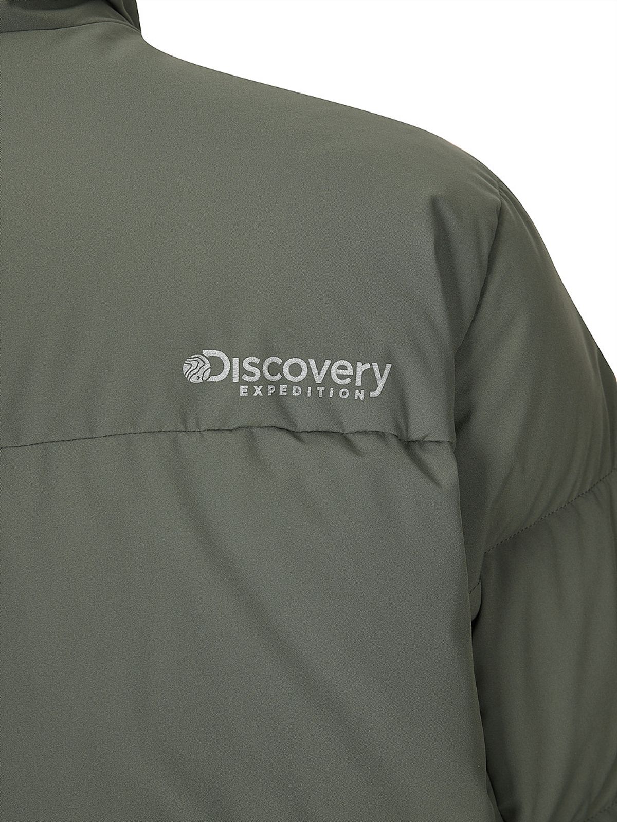 디스커버리 익스페디션(DISCOVERY EXPEDITION) 남성 레스터G 하이넥 구스다운 숏패딩 (D.KHAKI)