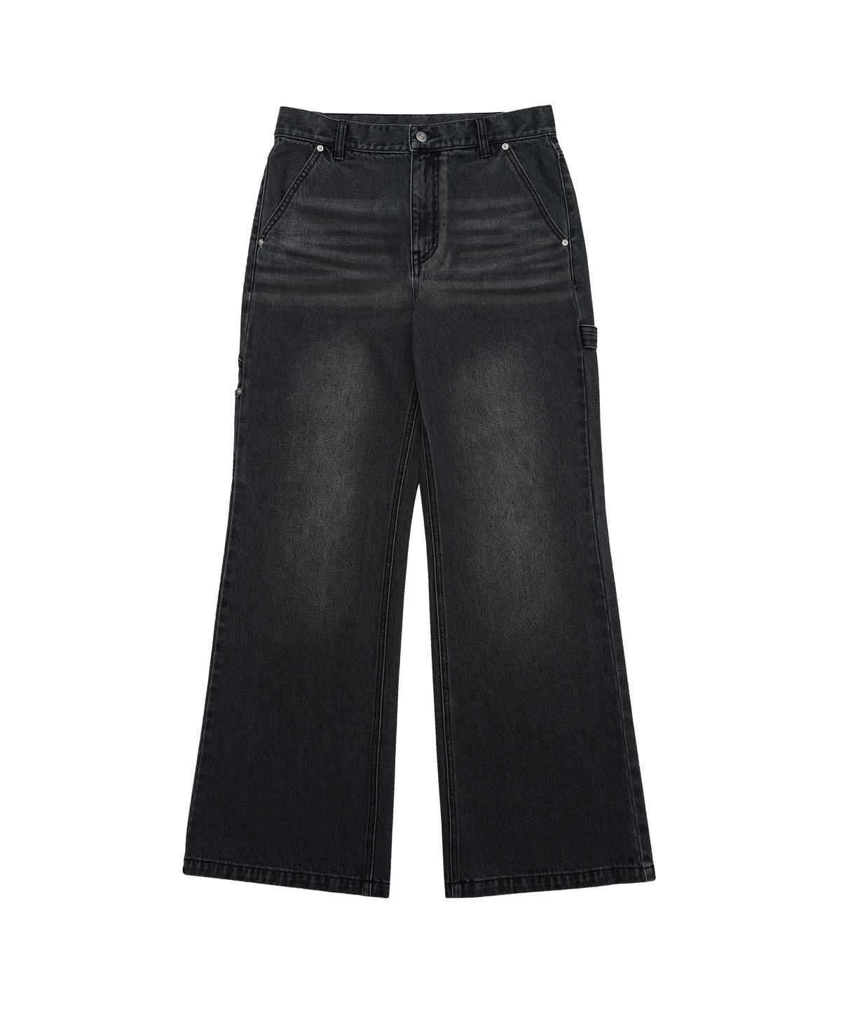아메스 월드와이드(AMES-WORLDWIDE) SEMIWIDE DENIM PANTS BLACK