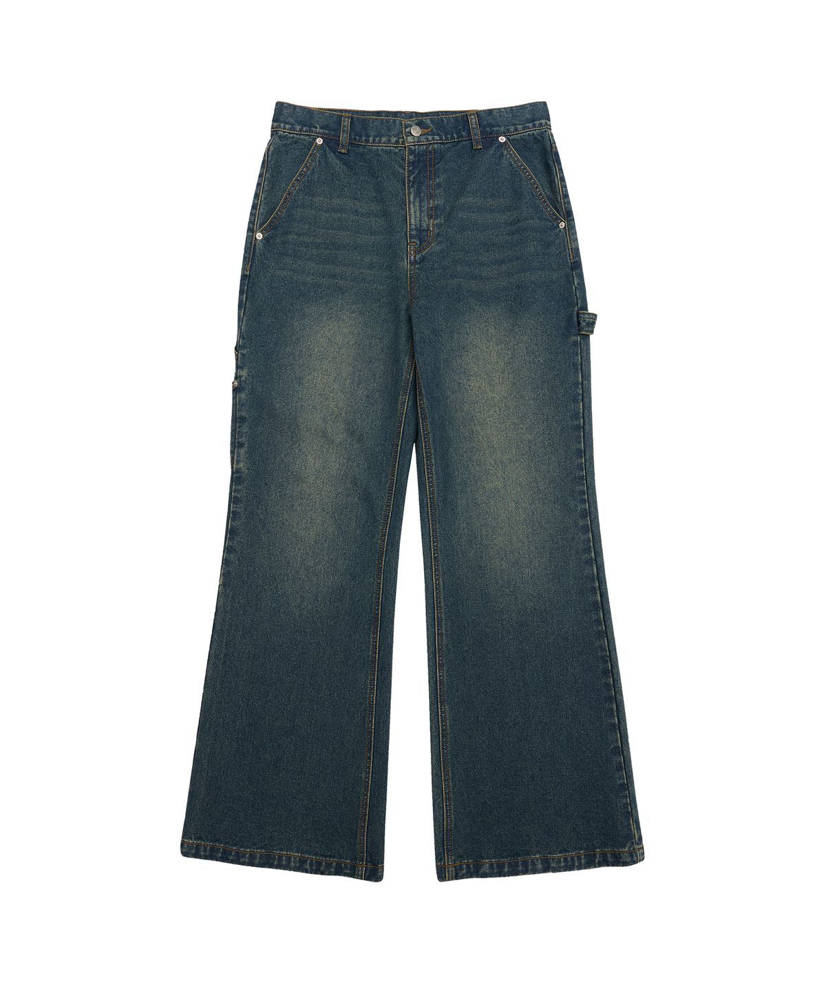아메스 월드와이드(AMES-WORLDWIDE) SEMIWIDE DENIM PANTS DEEP BLUE