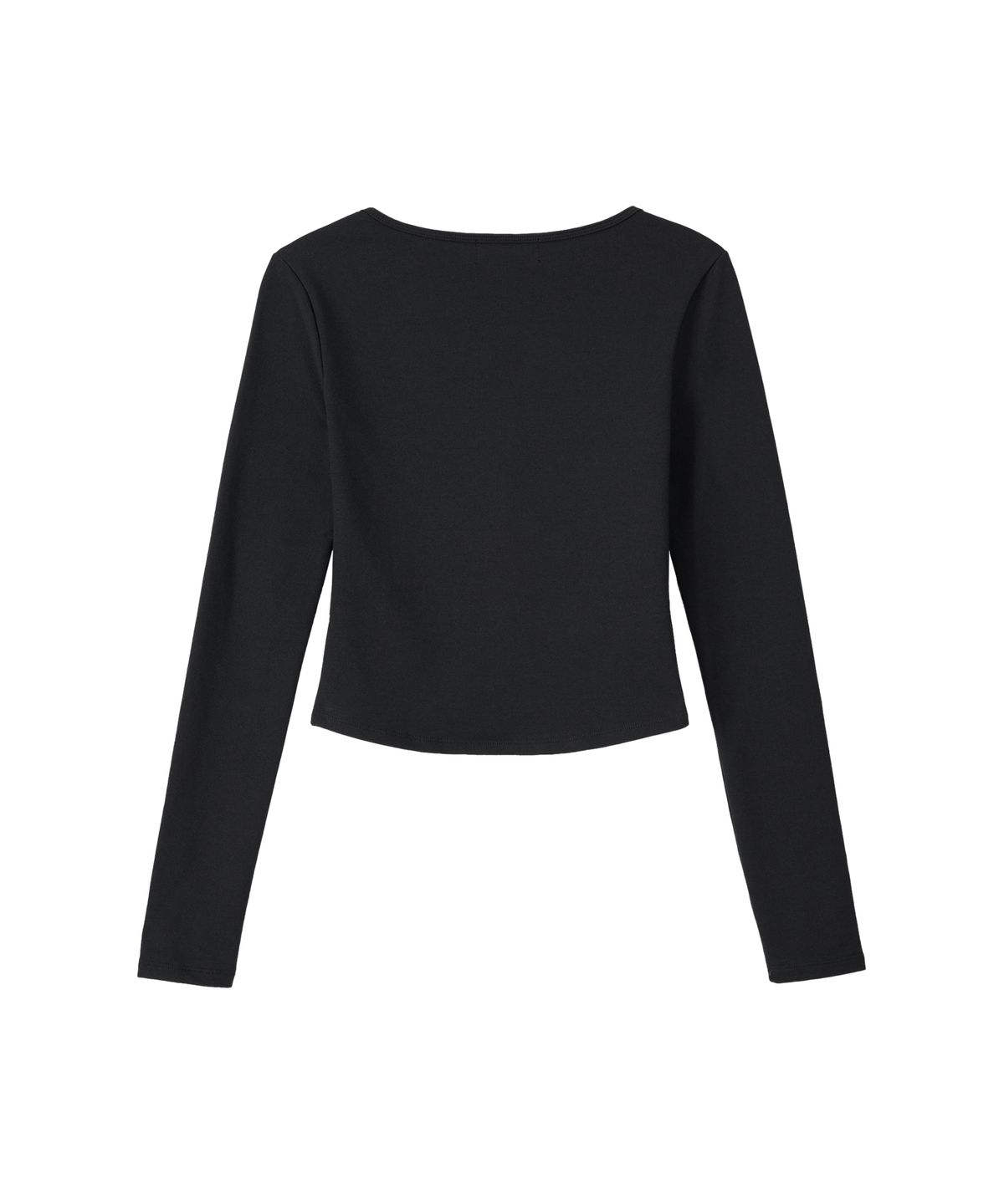 우알롱(WOOALONG) Dry Fit Layered Cover-Up Bolero Cardigan - BLACK