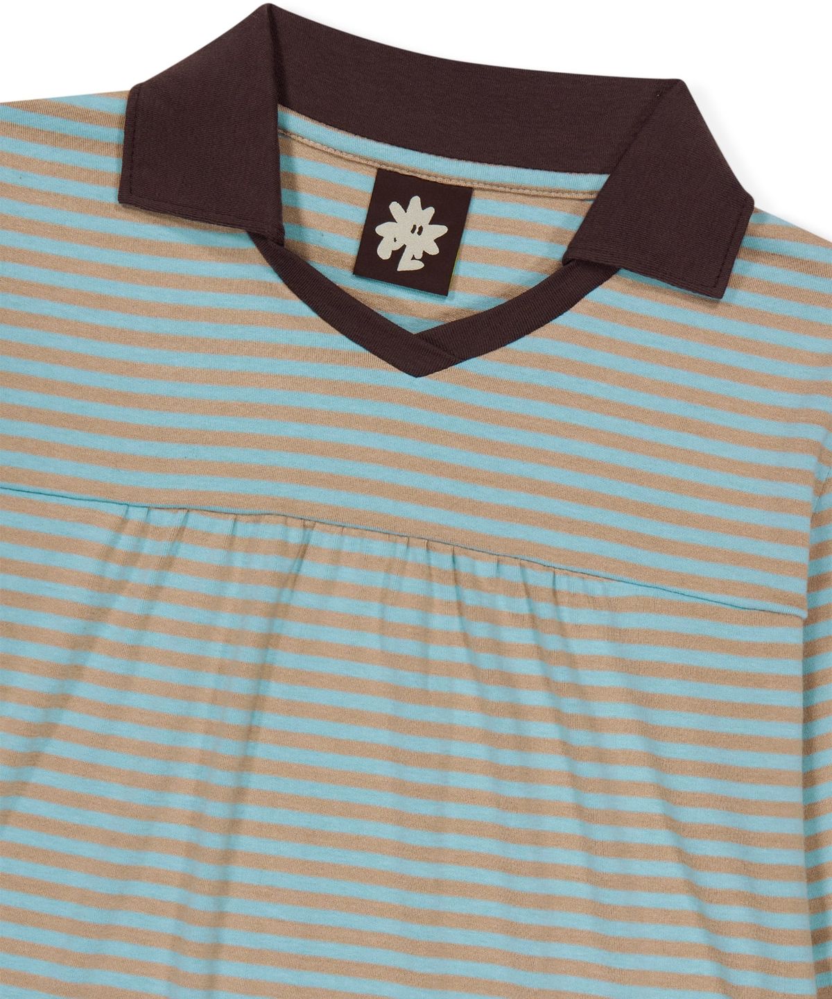 썬러브(SUNLOVE) W 72 Stripe LS Polo Blue