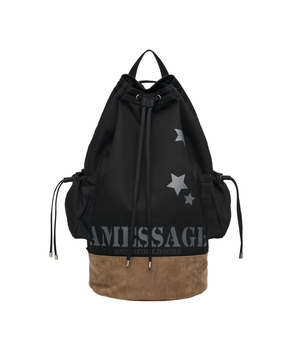 아메스 월드와이드(AMES-WORLDWIDE) COTTON CASUAL BACKPACK BLACK