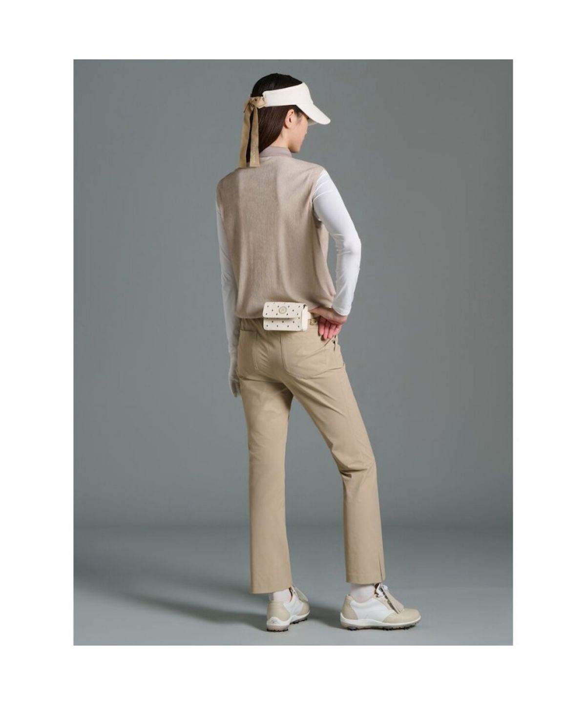 빈폴골프(BEANPOLE GOLF) 여성 AIO 티셔츠 - 베이지