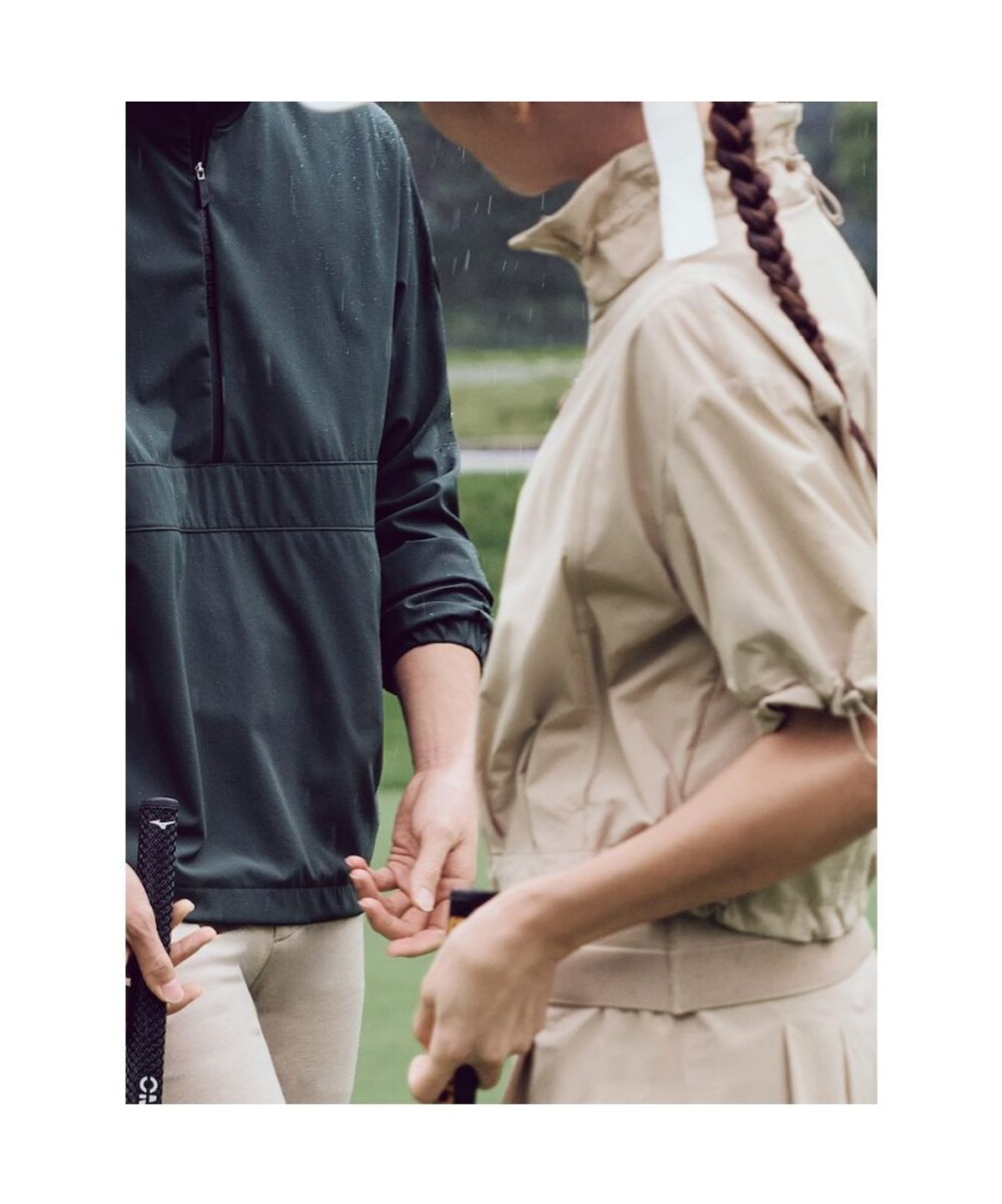 빈폴골프(BEANPOLE GOLF) 여성 홑겹 반소매 아우터 - 베이지