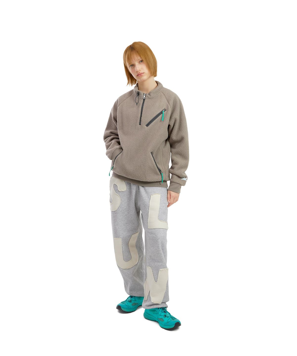 썬러브투어(SUNLOVETOUR) Capital Brushed Sweatpants Heather Grey