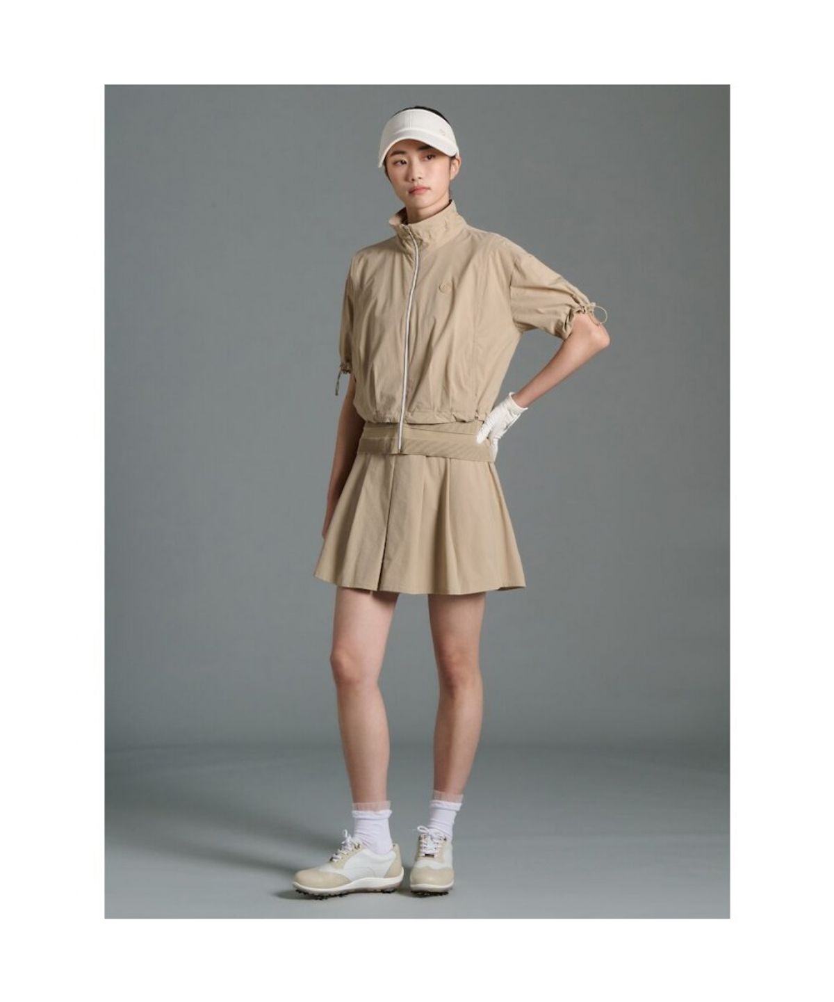 빈폴골프(BEANPOLE GOLF) 여성 셋업 스커트형 팬츠 - 베이지