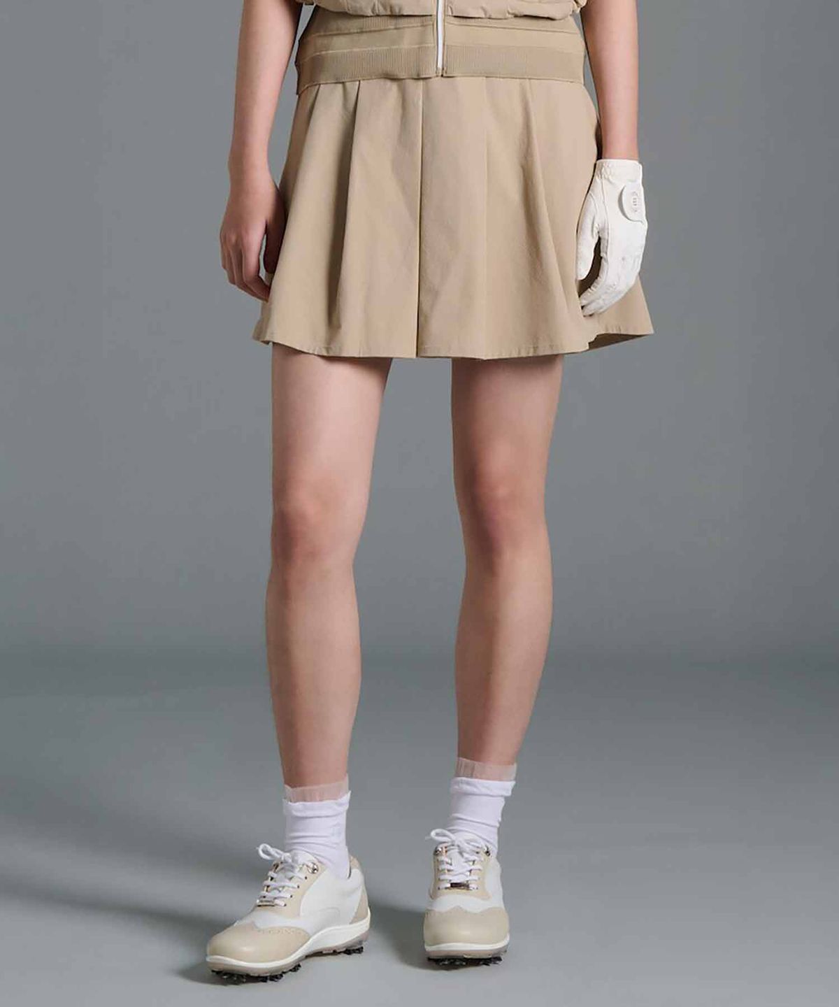 빈폴골프(BEANPOLE GOLF) 여성 셋업 스커트형 팬츠 - 베이지