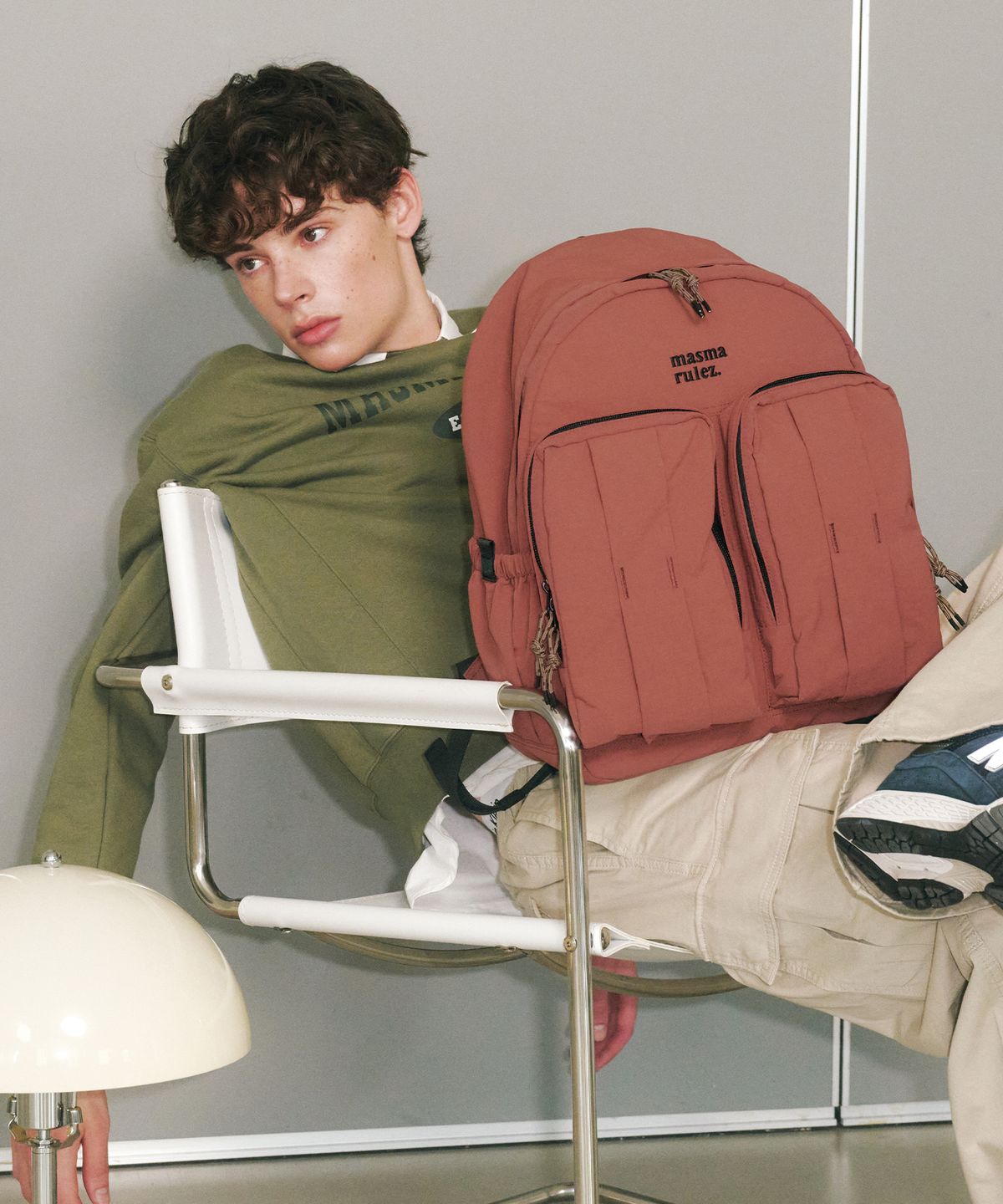 마스마룰즈(MASMARULEZ) Glove backpack_Brick