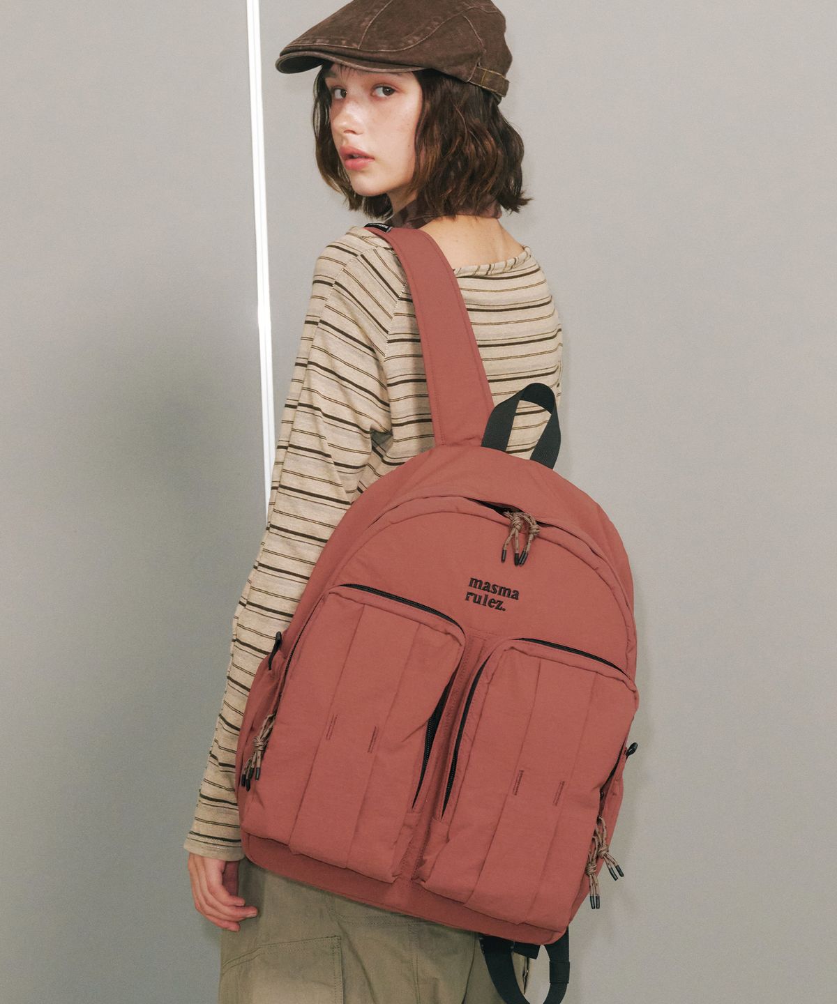 마스마룰즈(MASMARULEZ) Glove backpack_Brick