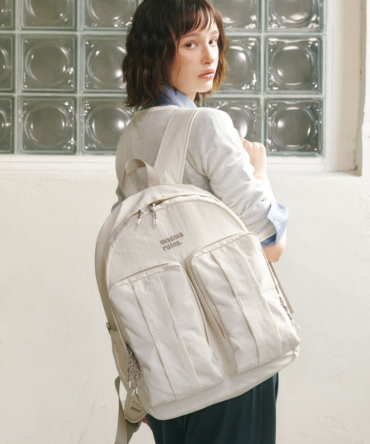 마스마룰즈(MASMARULEZ) Glove backpack_Ivory