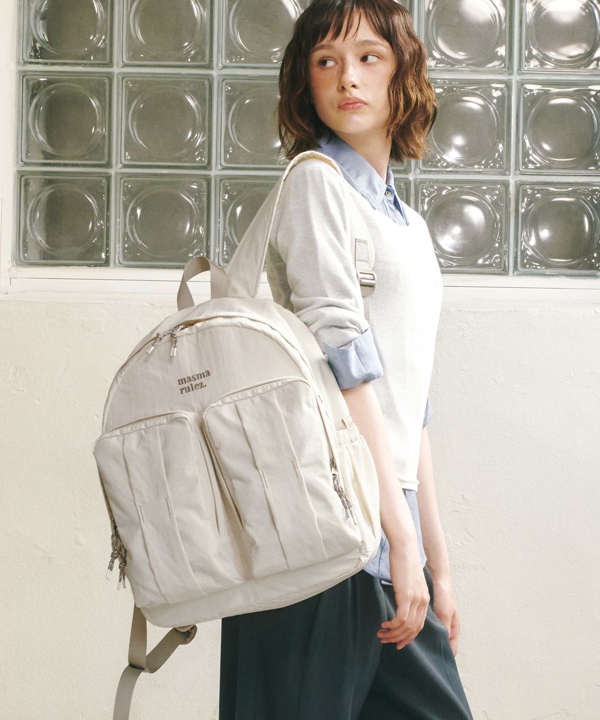 마스마룰즈(MASMARULEZ) Glove backpack_Ivory