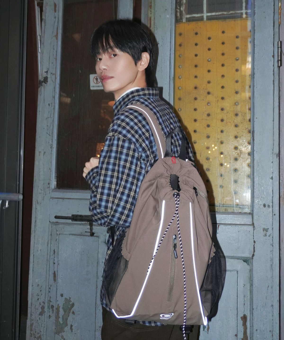 마스마룰즈(MASMARULEZ) Cover draw backpack_Khaki brown