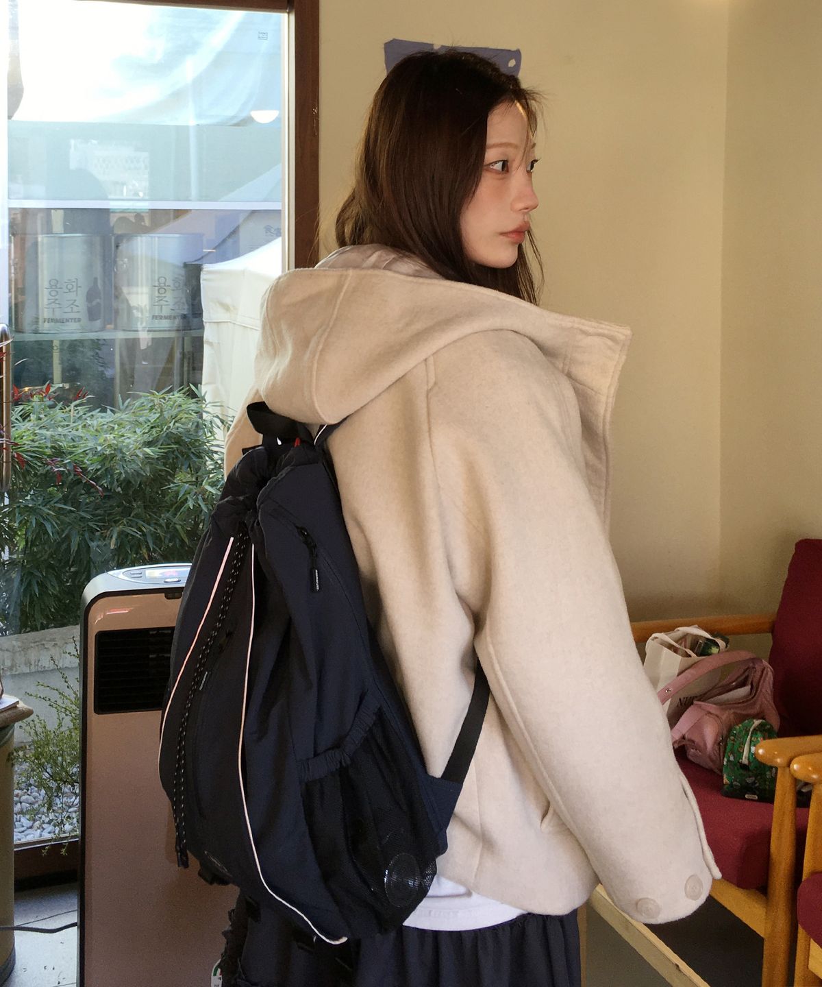 마스마룰즈(MASMARULEZ) Cover draw backpack_Vintage navy