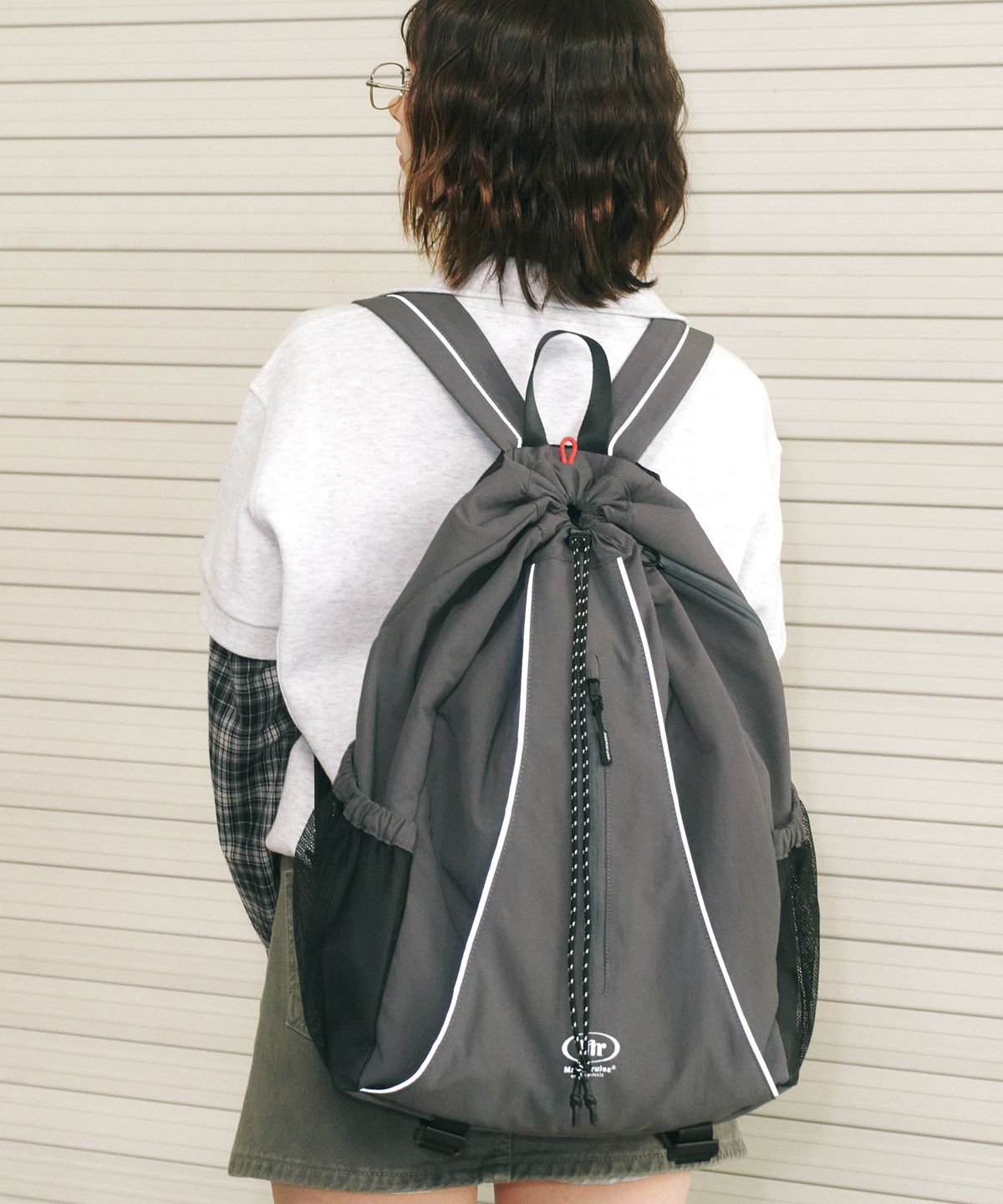 마스마룰즈(MASMARULEZ) Cover draw backpack_Dark gray