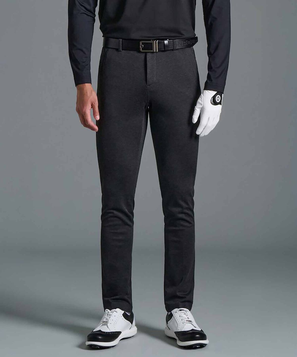 빈폴골프(BEANPOLE GOLF) 남성 가을 잔패턴 슬림 팬츠 - 애쉬