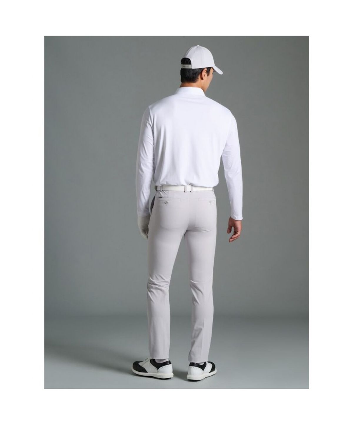빈폴골프(BEANPOLE GOLF) 남성 가을 면터치 슬림 팬츠 - 라이트 그레이