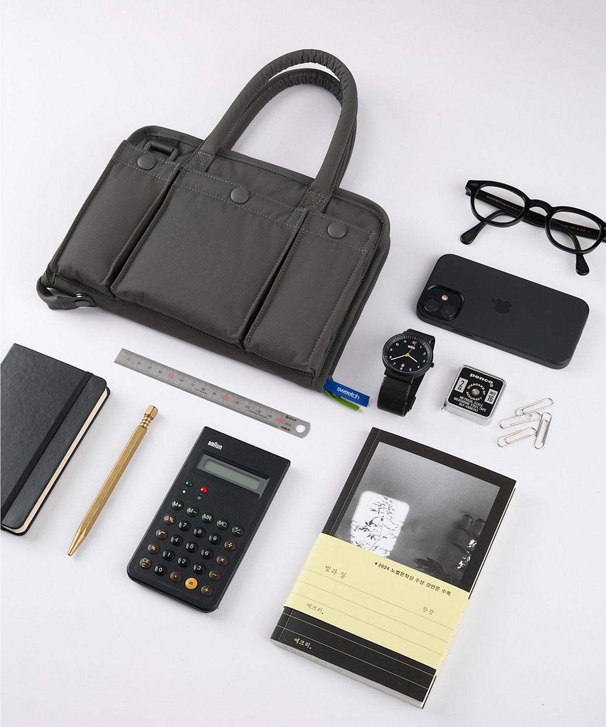 스위치(SWEETCH) KYOBO X SWEETCH BOOK BAG Stone Grey