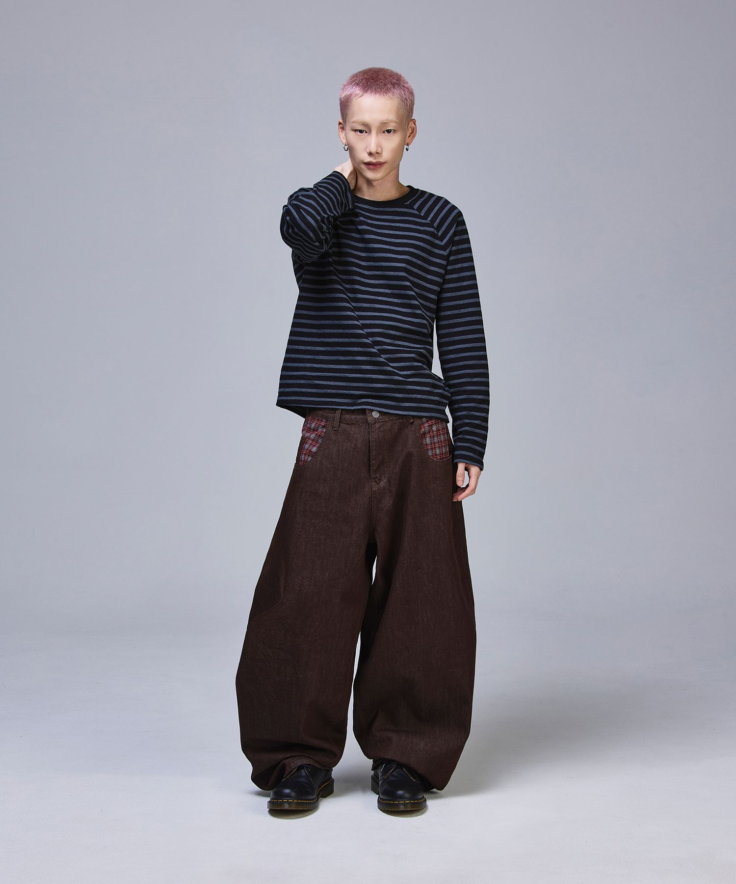 MUSINSA公式 | SCALLYWAG ポイントチェックノンフェイドデニムパンツ
