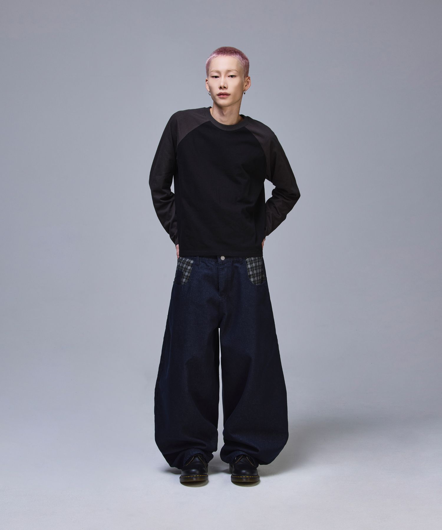 MUSINSA公式 | SCALLYWAG ポイントチェックノンフェイドデニムパンツ