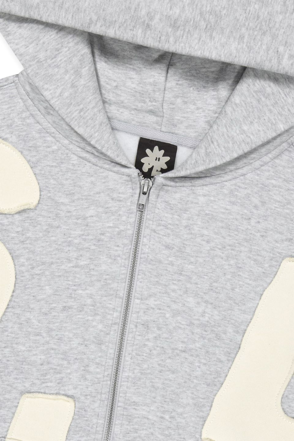 MUSINSA | SUNLOVE Capital Brushed Zip Up Hoodie Heather Grey