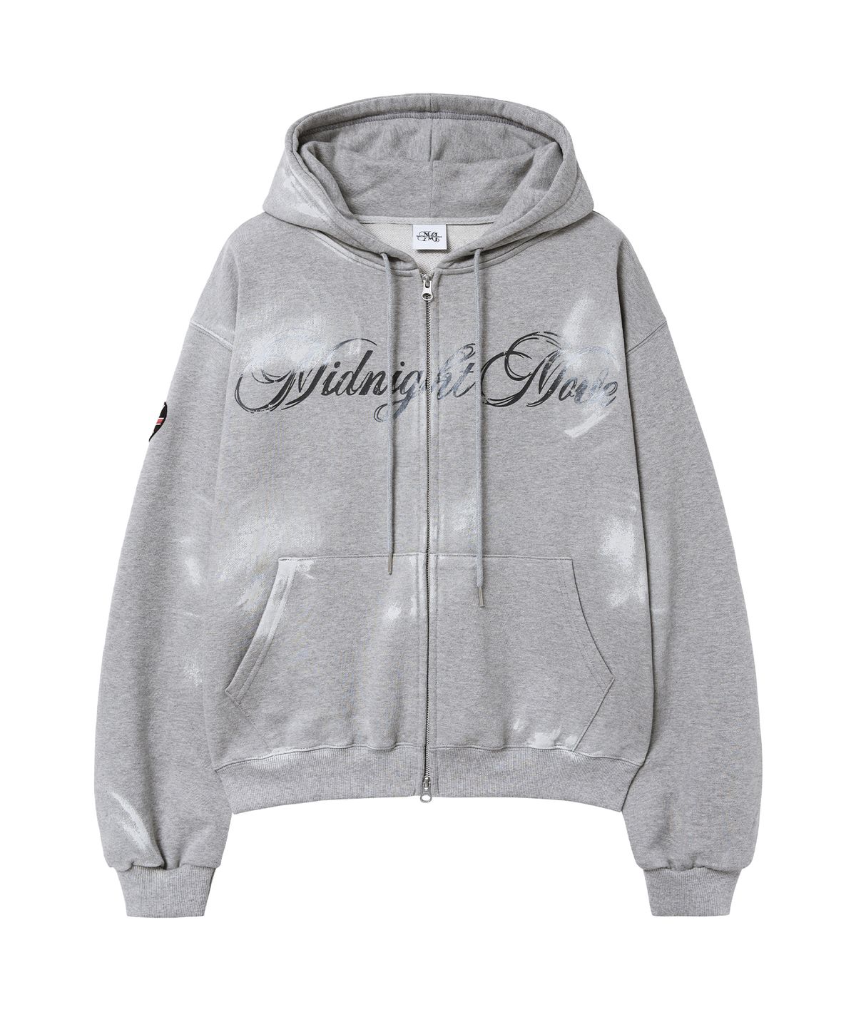 미드나잇 무브(MIDNIGHT MOVE) pt hood zip up (grey)