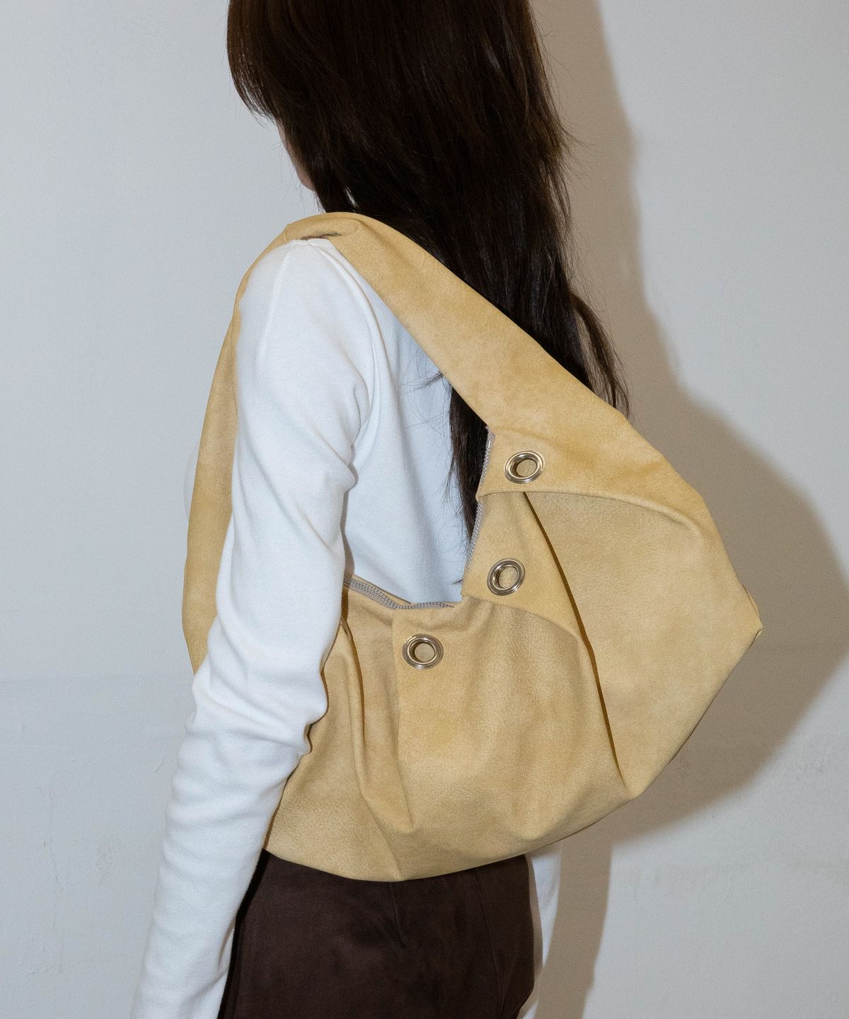 디망쉬(DIMANCHE) Copenhagen Bag (mustard)