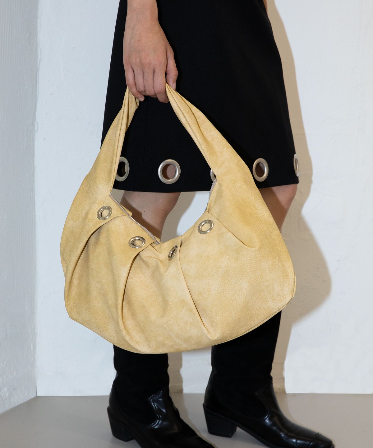 디망쉬(DIMANCHE) Copenhagen Bag (mustard)