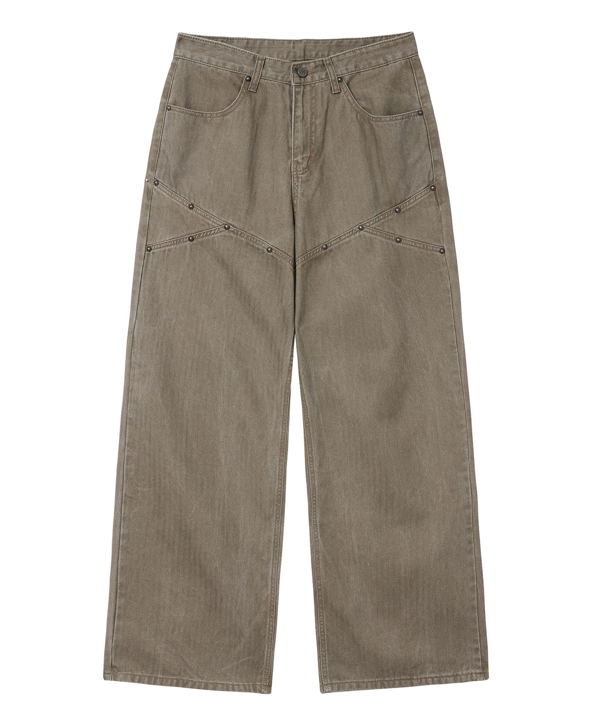 미드나잇 무브(MIDNIGHT MOVE) hb rivet pants (brown)