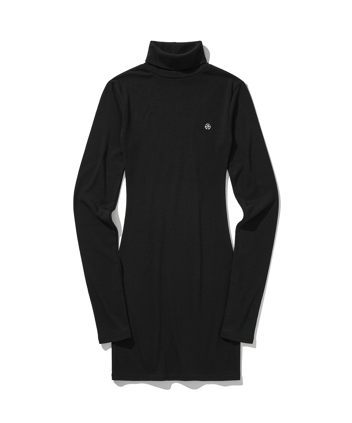 디오스피스(DAUSPICE) (DUC) Turtleneck Mini Dress Black
