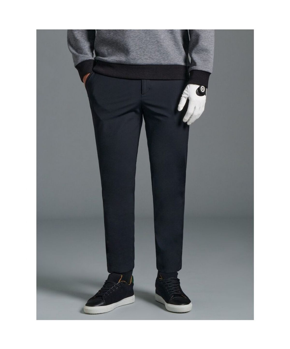 빈폴골프(BEANPOLE GOLF) 남성 스윙업 테이퍼드 팬츠 - 블랙
