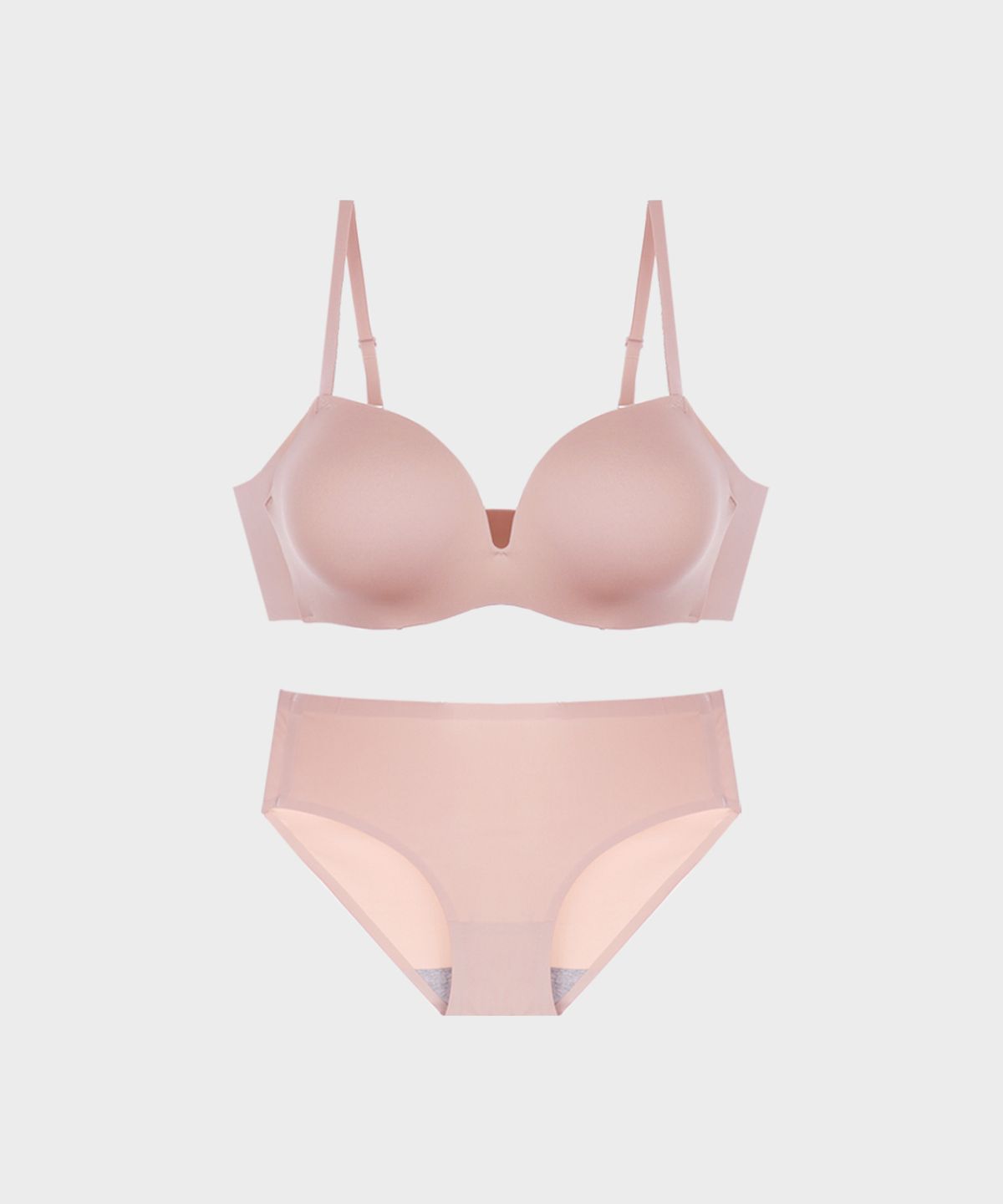 크라시앙(CRASSIANG) 3cm 밀크브라+팬티 set