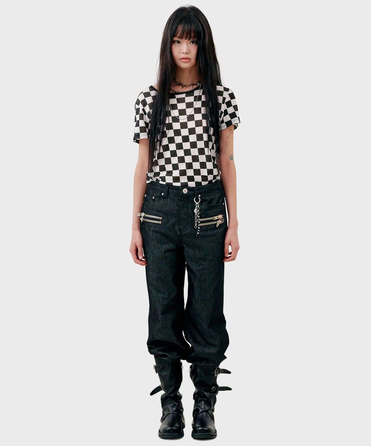 닐링(NILLRING) P12.00 Zip point pants _ Black