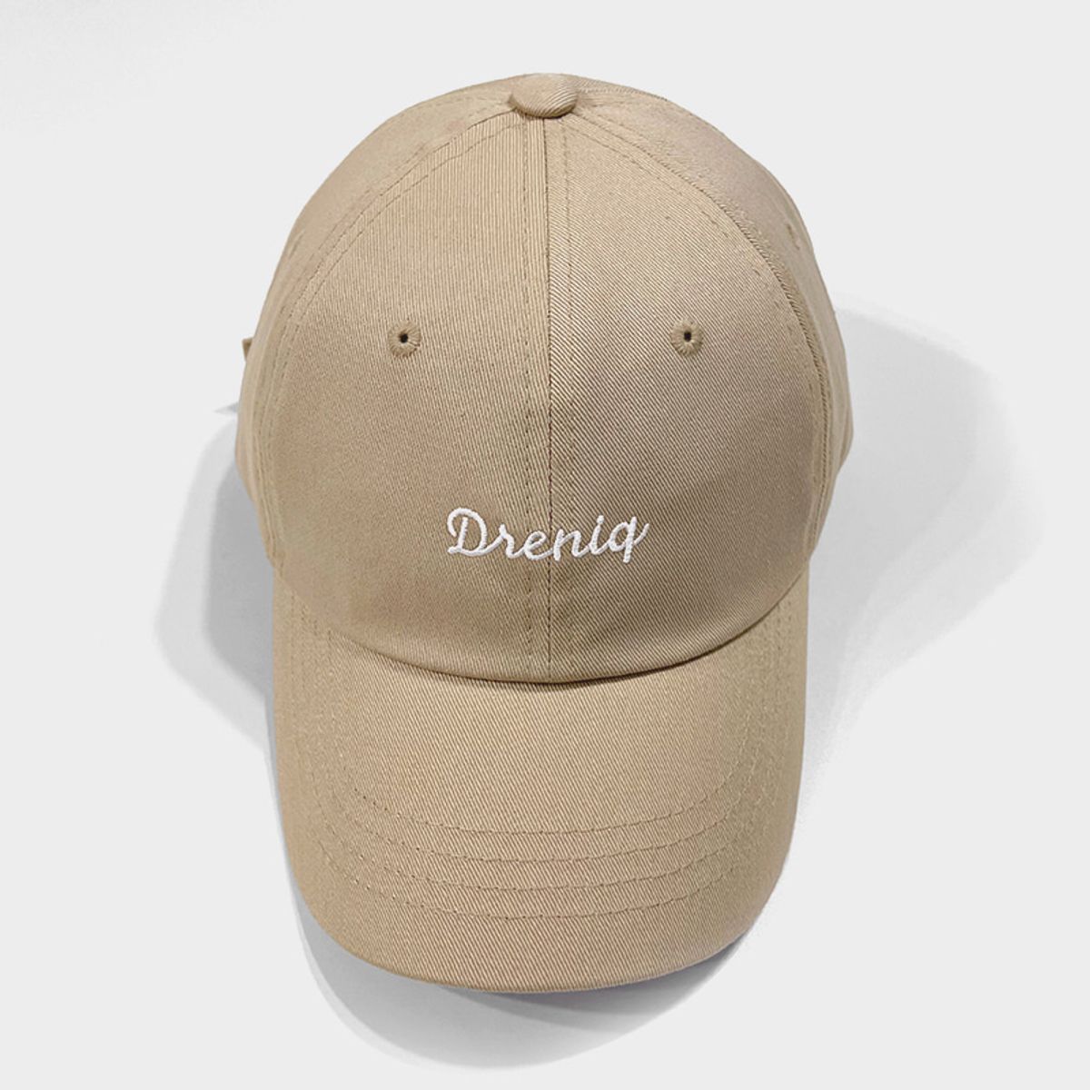 드리니끄(DRENIQ) 드리니끄 시그니처 볼캡 - 베이지