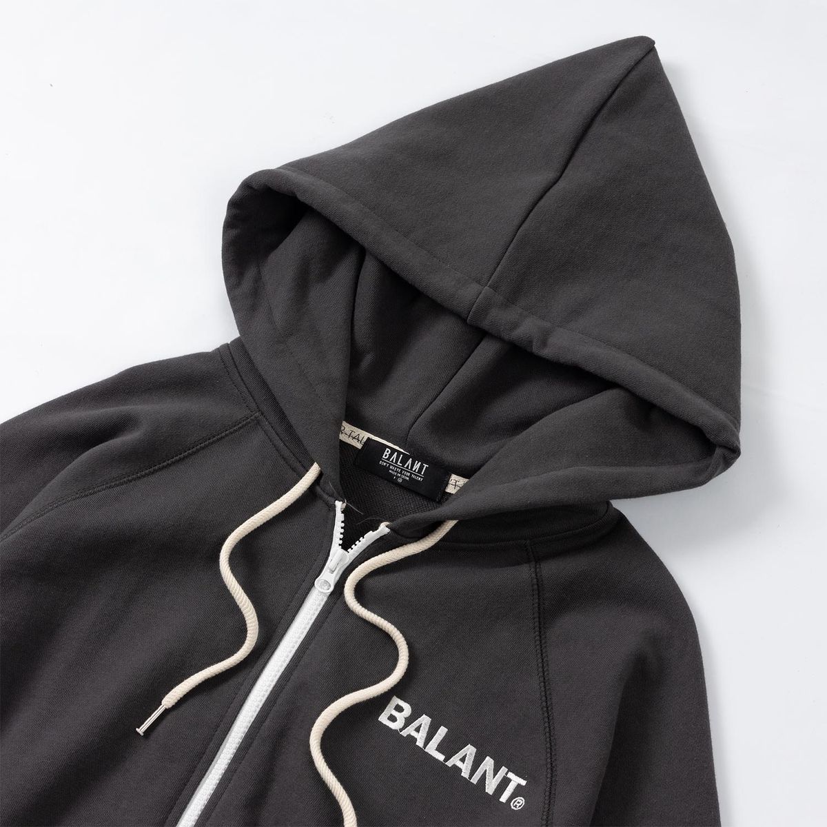 발란트(BALANT) 호프 앤드 패션 집업 후드 - 다크 그레이