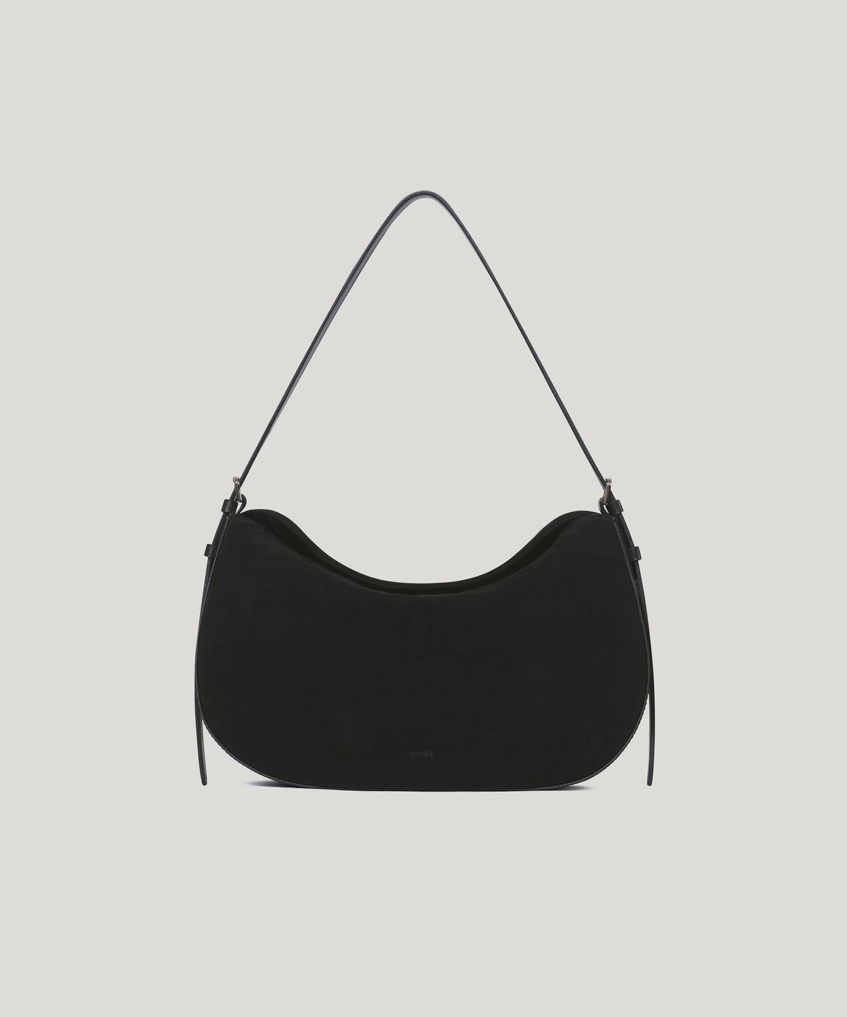 오브히(OVHEE) 미우 스웨이드 플랩백 Miu Suede Flap Bag_Black