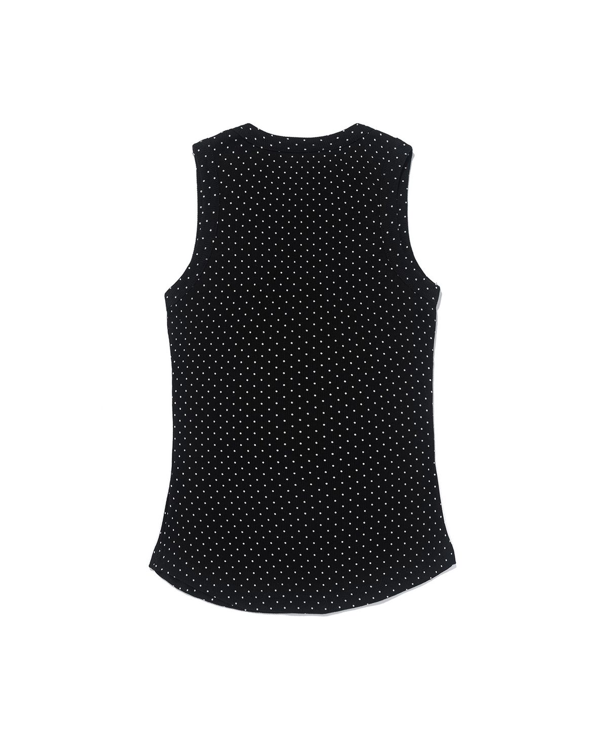 서울어패럴(SEOUL APPAREL) 하트 로고 도트 슬리브리스 (블랙)