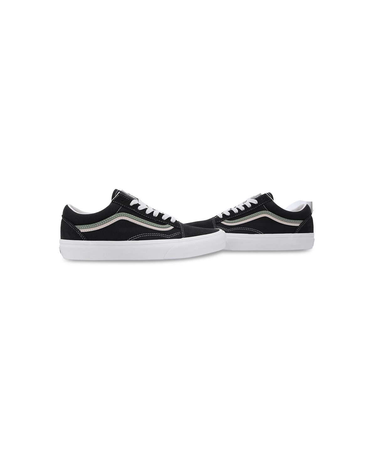 반스(VANS) 올드스쿨 DS - 페이디드 블랙:뉴트럴 올리브 / VN000EA6GJS1