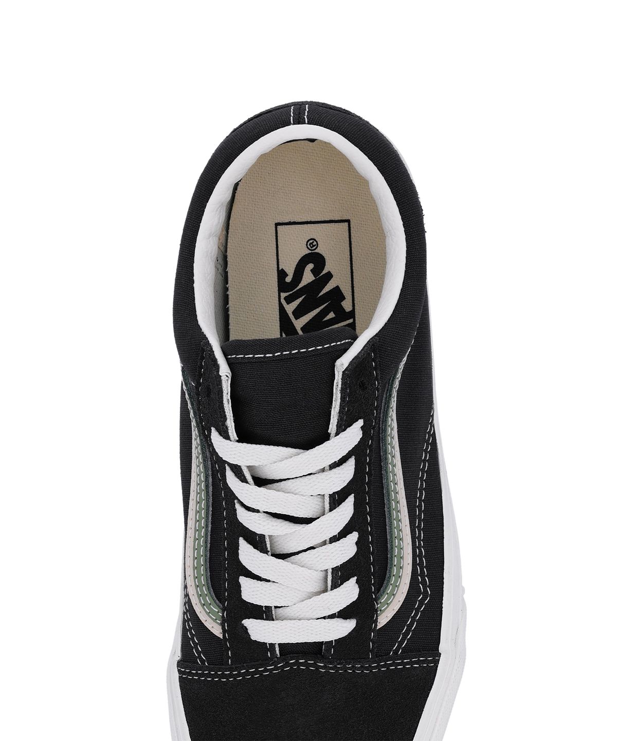 반스(VANS) 올드스쿨 DS - 페이디드 블랙:뉴트럴 올리브 / VN000EA6GJS1