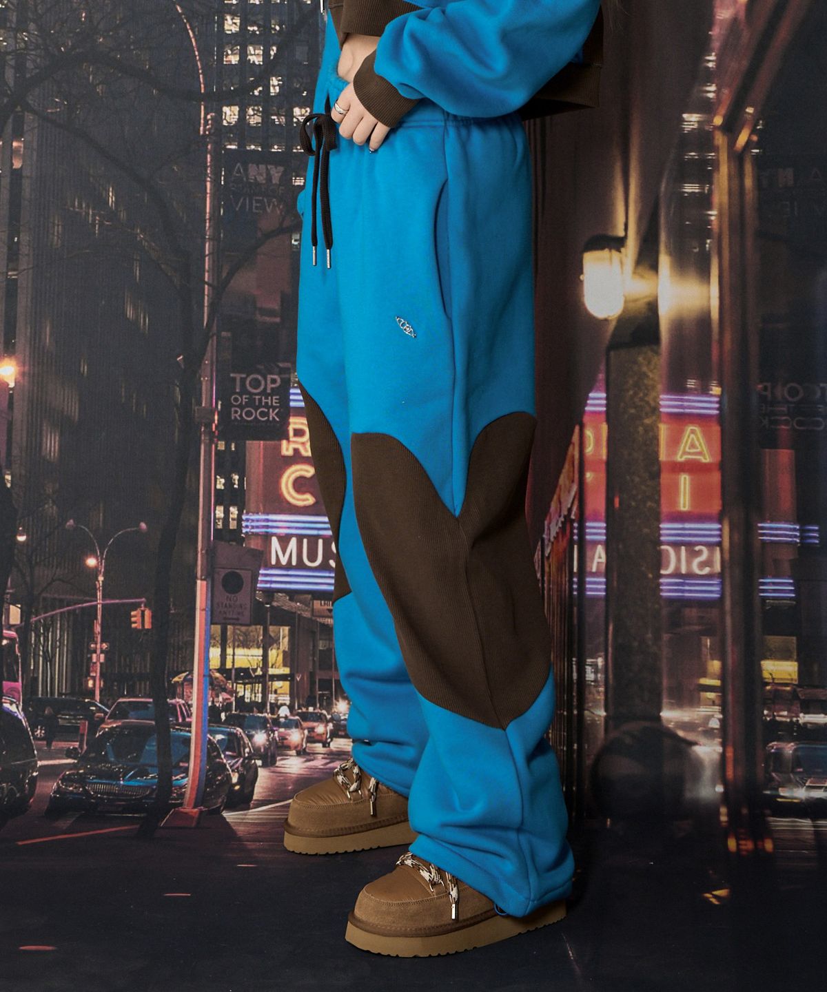 체리퀴리(CHERRYQUIRI) heart jogger pt - blue