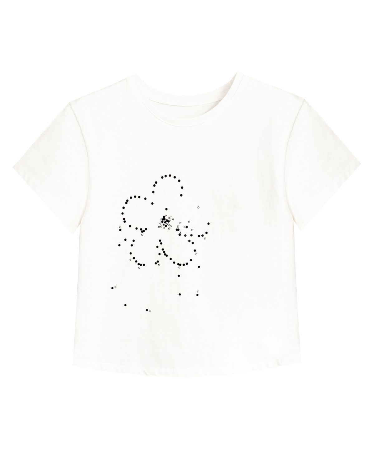 이서이(ESEOE) dot dot t-shirts Ivory
