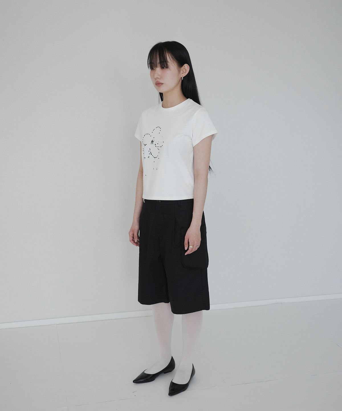 이서이(ESEOE) dot dot t-shirts Ivory