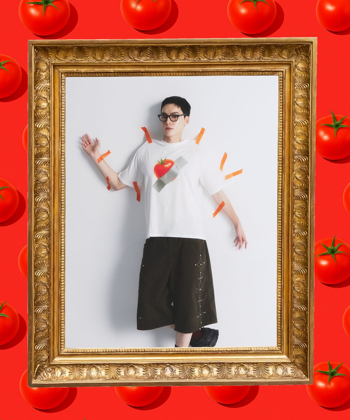 댄꼼마(DANCOMMA) master piece: untitled 반팔 티셔츠(수박,토마토)