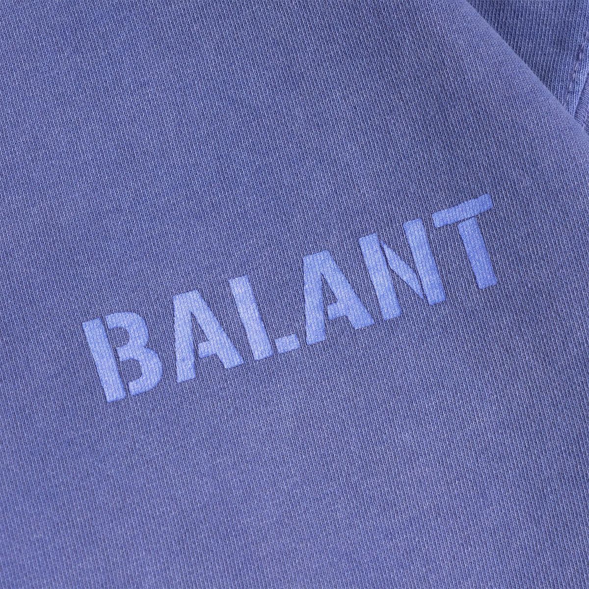 발란트(BALANT) 피그먼트 리본 베이직 스웨이트셔츠 - 퍼플
