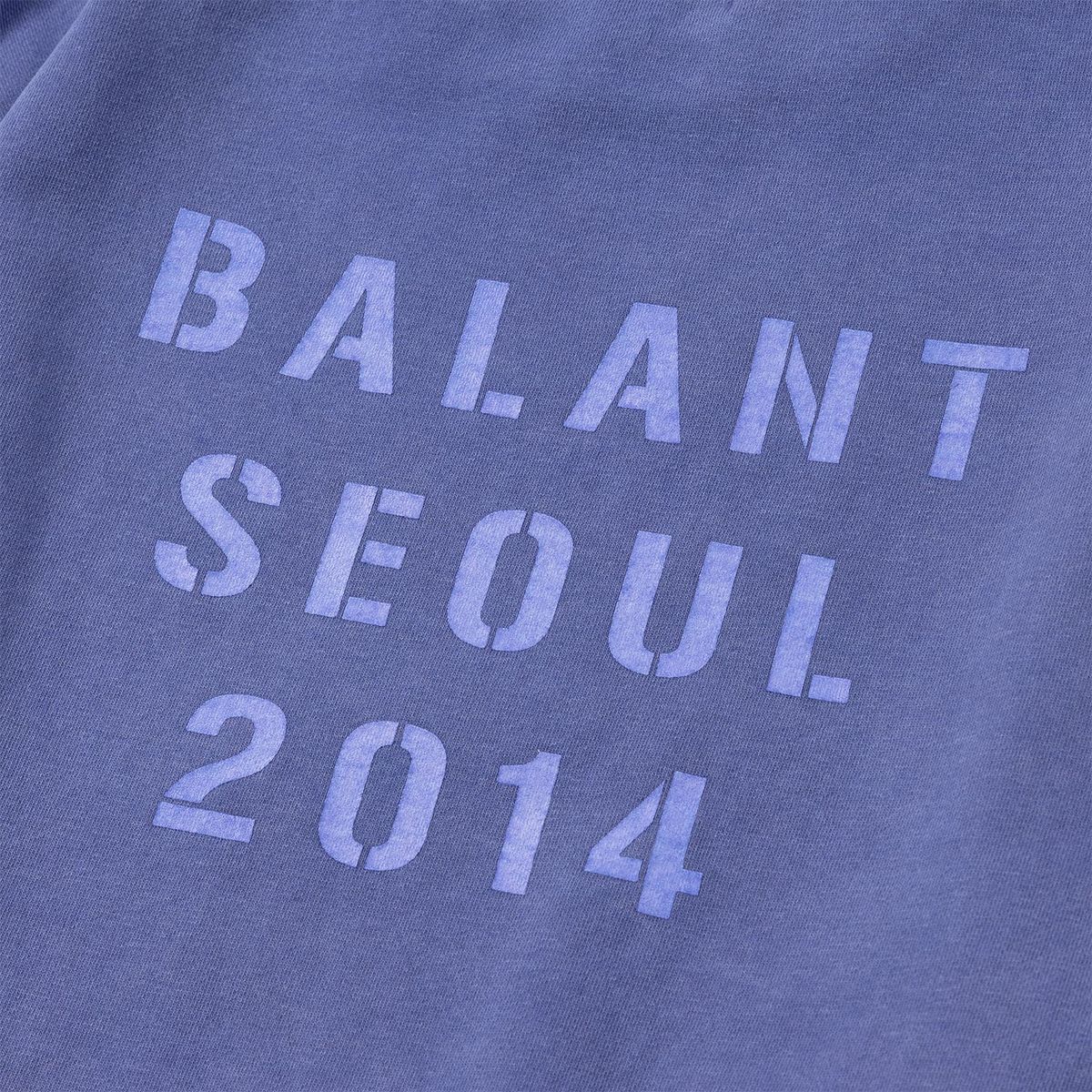 발란트(BALANT) 피그먼트 리본 베이직 스웨이트셔츠 - 퍼플