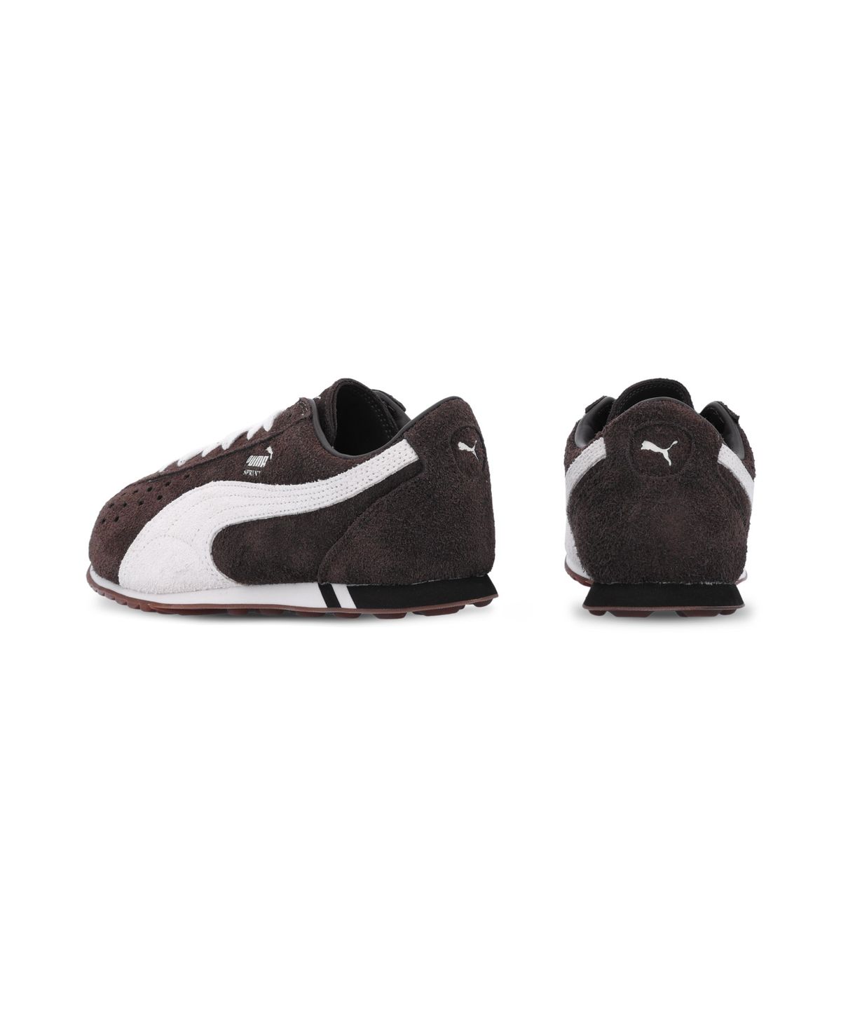 푸마(PUMA) 스프린트 - (헤어리 스웨이드) 초콜릿:포레스트 / 406113-01
