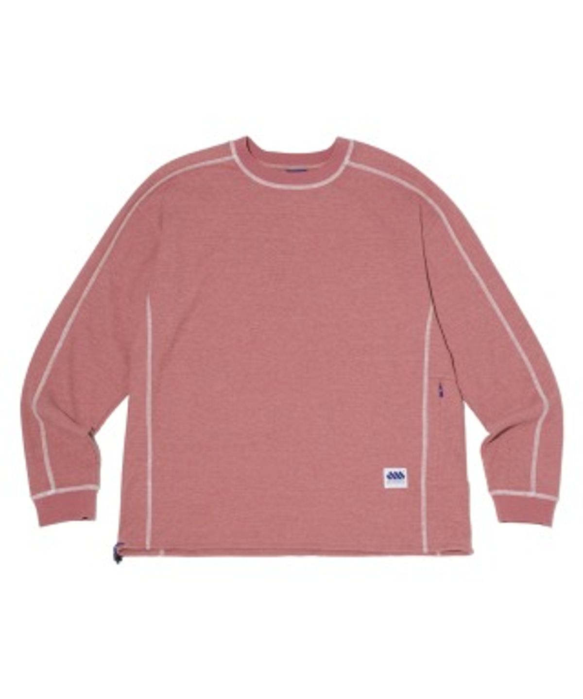 매든(MADDEN) [5COLORS] 라인드 와플 롱슬리브