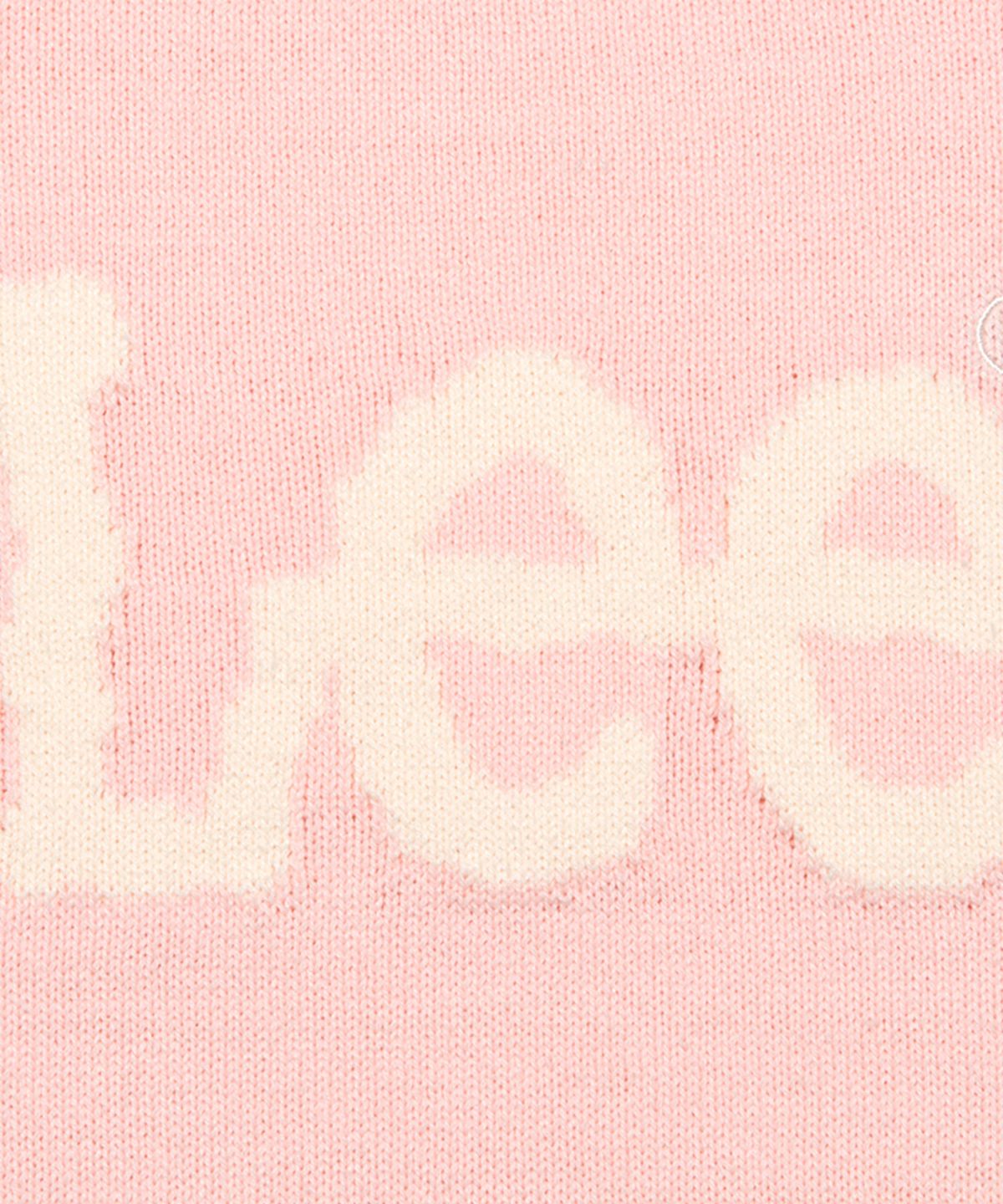 리 키즈(LEE KIDS) 스탠다드핏 빅로고 니트 풀오버 핑크 LK2504KT21PI